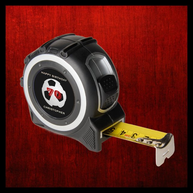 Mètre Ruban Bal De Football Joyeux Anniversaire N'Importe Quel (Créateur téléchargé)