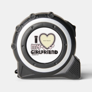 Mètre Ruban Black I Love My Girlfriend