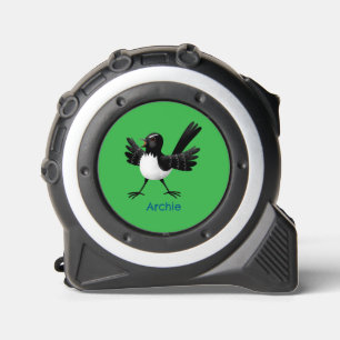Mètre Ruban Caricature de Willie Wagtail australienne personna