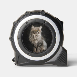 Mètre Ruban Chat gris duveteux