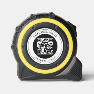 Mètre Ruban Code QR avec nom d'entreprise modifiable