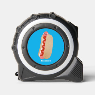 Mètre Ruban Curieux hot dog Weiner dessin animé