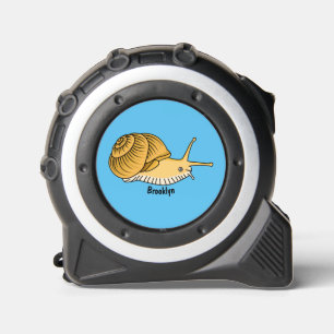 Mètre Ruban Cute yellow snail cartoon