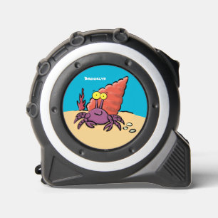 Mètre Ruban Drôle mignon caricature pourpre crabe ermite