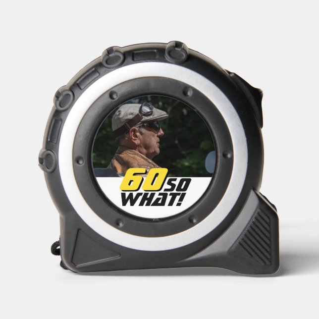 Mètre Ruban Funny 60 Alors quelle citation photo 60e anniversa (Recto)