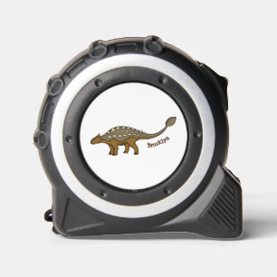 Mètre Ruban Illustration de dinosaure blindé Ankylosaurus