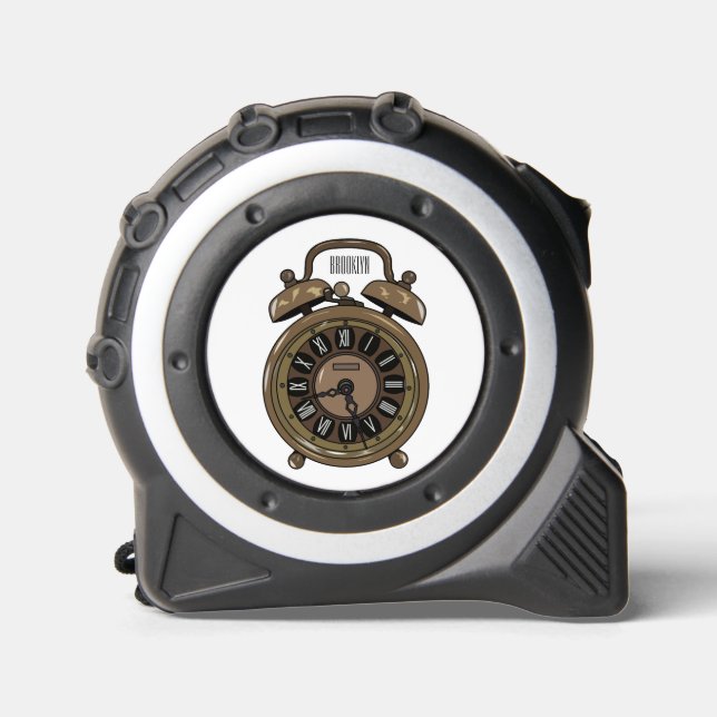 Mètre Ruban Illustration de l'horloge d'alarme (Recto)