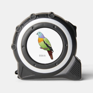 Mètre Ruban Illustration d'un pigeon à cou rose