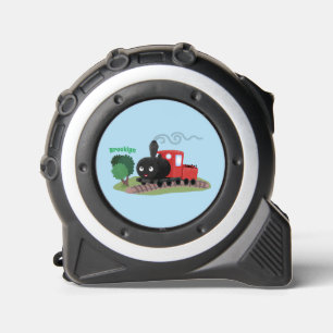 Mètre Ruban Illustration d'une locomotive à vapeur mûre
