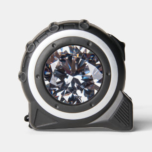 Mètre Ruban Image élégante de la gemme de diamant
