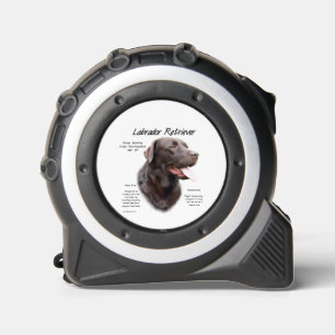 Mètre Ruban Labrador Retriever (chocolat) Histoire Conception