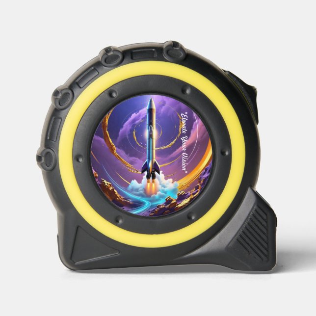 Mètre Ruban "Lancement de fusée" (Recto)