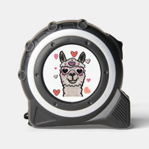 Mètre Ruban Llama Love Hearts Valentine's