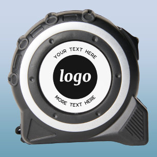 Mètre Ruban Logo Simple Avec Texte Professionnel Promotionnel