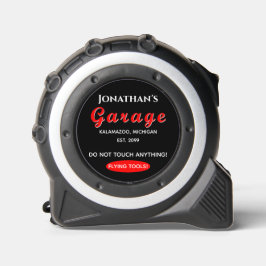 Mètre Ruban Mesure De Bande Garage Ne Touchez Rien