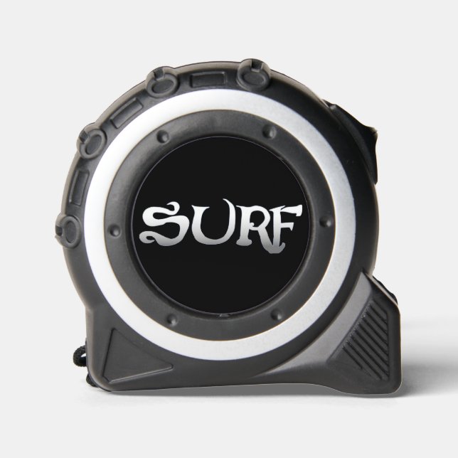 Mètre Ruban Mesure de bande noire surf (Recto)