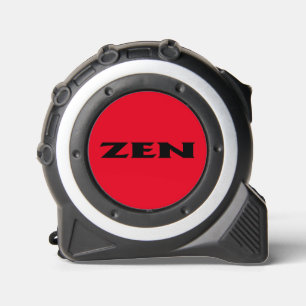 Mètre Ruban Mesure de la bande rouge noire zen