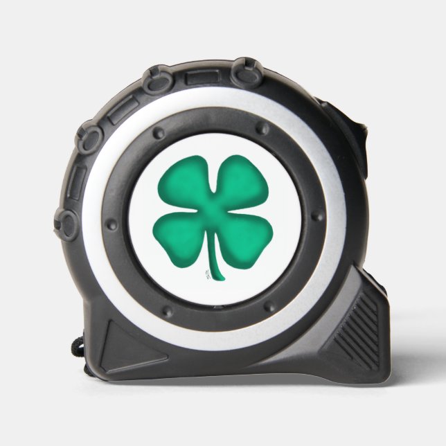 Mètre Ruban Mesure de ruban de fermeture irlandais Lucky 4 Lea (Recto)