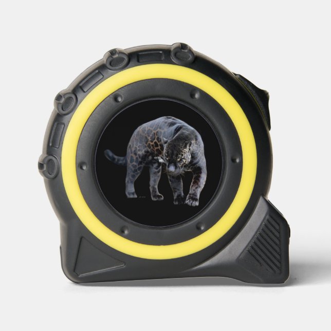 Mètre Ruban Mesure de ruban jaune noir Jaguar Diablo (Recto)