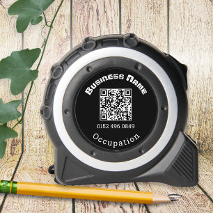 Mètre Ruban Modèle de QR code personnalisé pour les affaires e