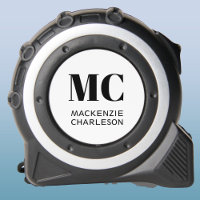Monogramme Deux initiales Nom personnalisé