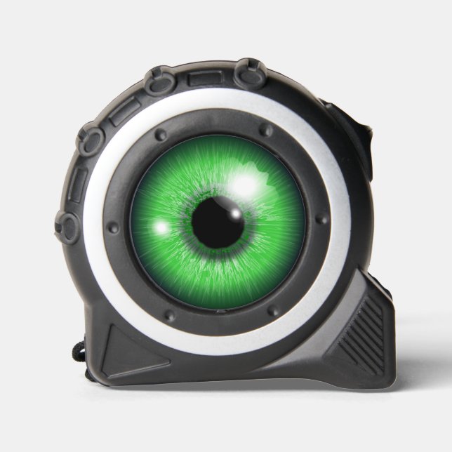 Mètre Ruban Montre des yeux verts (Recto)