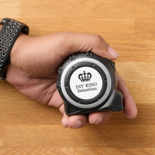 Mètre Ruban Nom personnalisé do-it-yourself roi