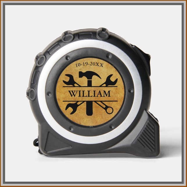 Mètre Ruban Outil de texture en cuir Nom du jeu Date (Créateur téléchargé)