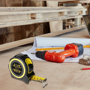 Mètre Ruban Outils en or noir - nom de réparation