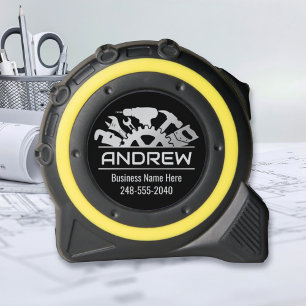 Mètre Ruban Outils personnalisés Nom du monogramme et logo de 