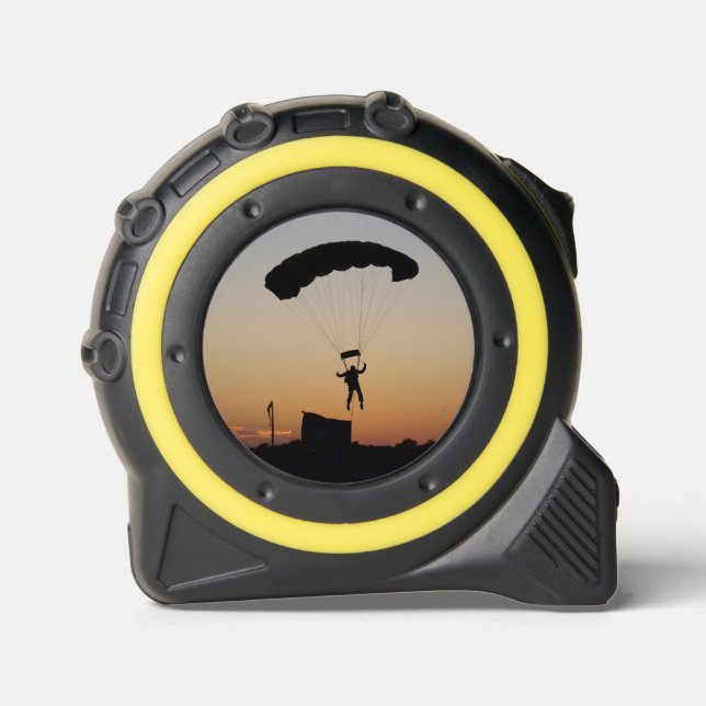 Mètre Ruban Parachute de Skydiver à Sunset Sky Diver (Recto)
