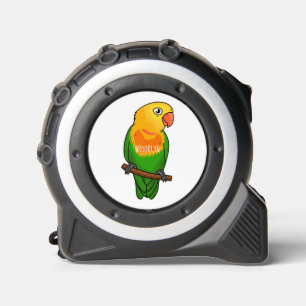 Mètre Ruban Perroquet de caricature mignon lovebird