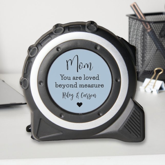 Mètre Ruban Personnalisée Maman aimée au-delà de la mesure Dus (Créateur téléchargé)