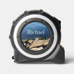 Mètre Ruban Photo Blue Ocean Nom personnalisé