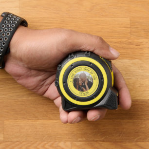 Mètre Ruban Photo Personnalisée J'Aime Chaque Pouce De Vous