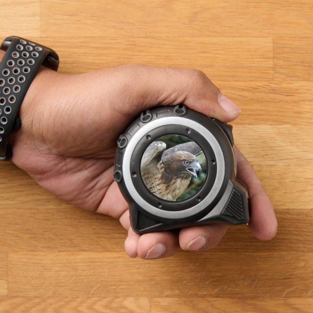 Mètre Ruban Photo Raptor Hawk à queue rouge (Maison)