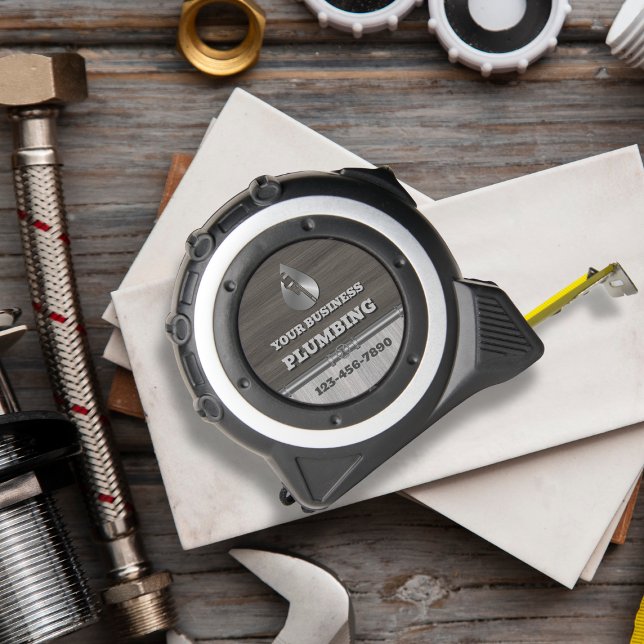 Mètre ruban pour entreprise de plomberie (Créateur téléchargé)