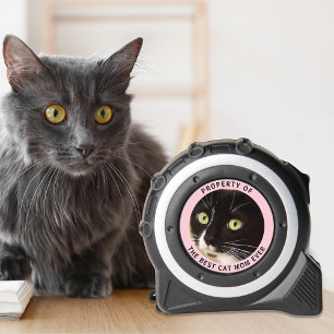 Mètre Ruban Propriété Du Meilleur Chat Maman Jamais Photo