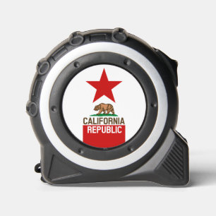 Mètre Ruban RÉPUBLIQUE DE CALIFORNIE Drapeau d'État