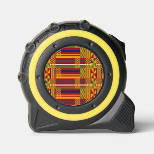Mètre Ruban Ruban à mesurer avec motif africain Kente