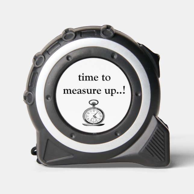 MÈTRE RUBAN TEMPS AMUSANT DE MESURER LA MONTRE DE POCHE (Recto)