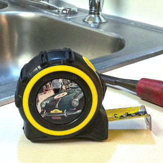 Mètre Ruban Vintage Rally Car Tape Measure