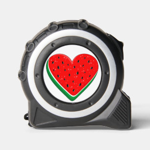 Mètre Ruban Watermelon Heart Valentine's Day Free Palestine