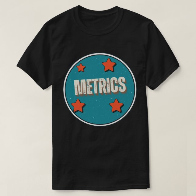 Metrics T-Shirt (Design vorne)