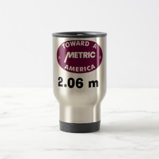 Metrisches Amerika, 2,06 m Reisebecher