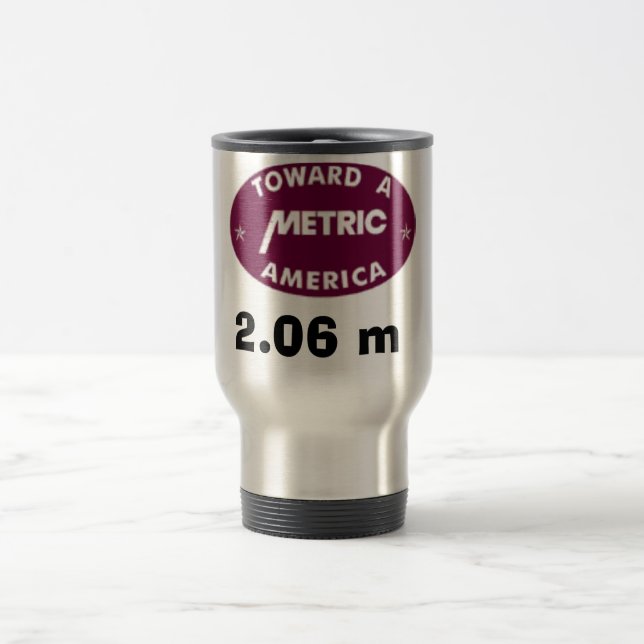 Metrisches Amerika, 2,06 m Reisebecher (Mittel)