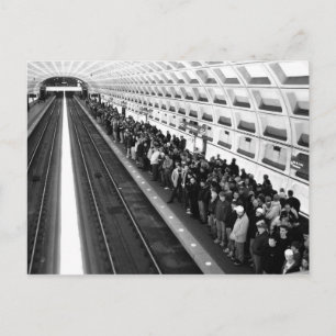 Metro B&W Postkarte