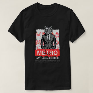 Metro Class: El Look del Tigre en Traje T-Shirt