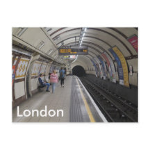 Métro de Londres - Carte postale