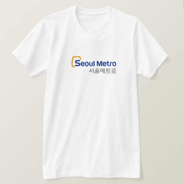 Metro-Untergrundbahn-T - Shirt Seouls Korea (Design vorne)